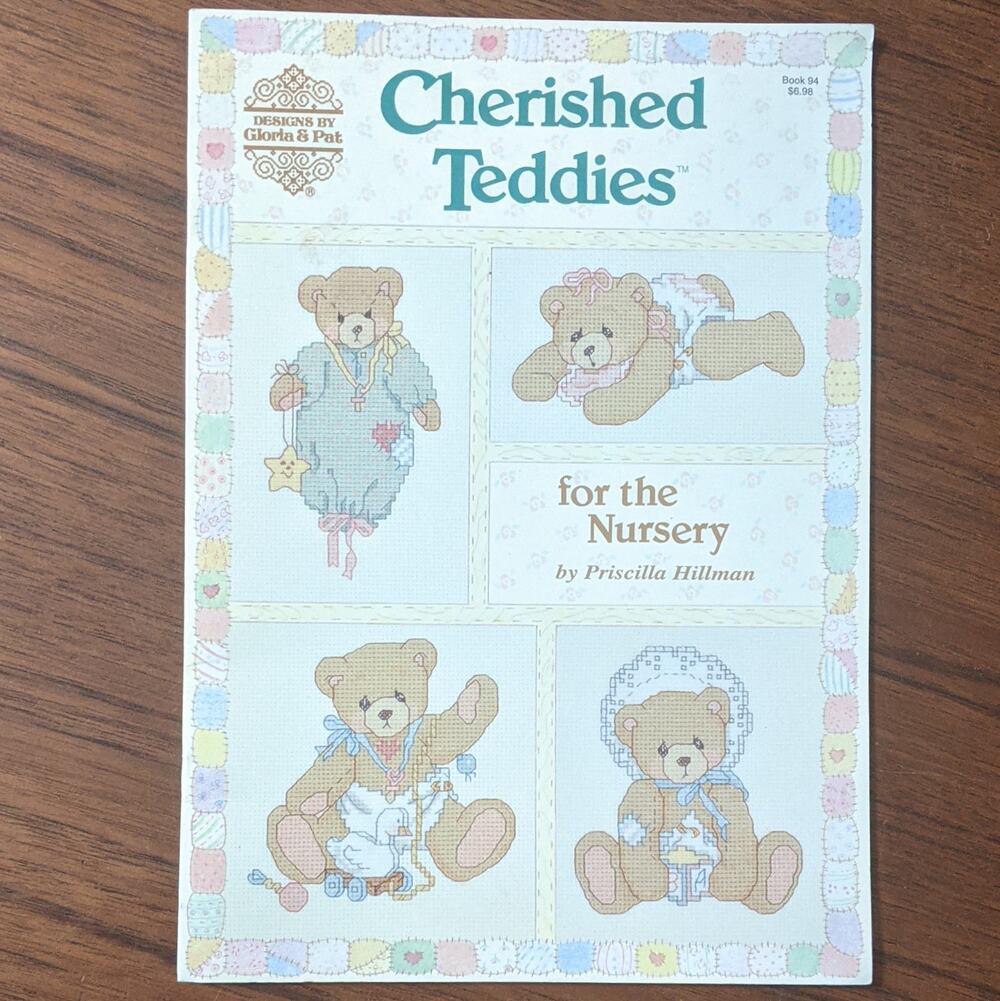 Cherished Teddies Cross Stitch Pattern Book Gloria & Pat